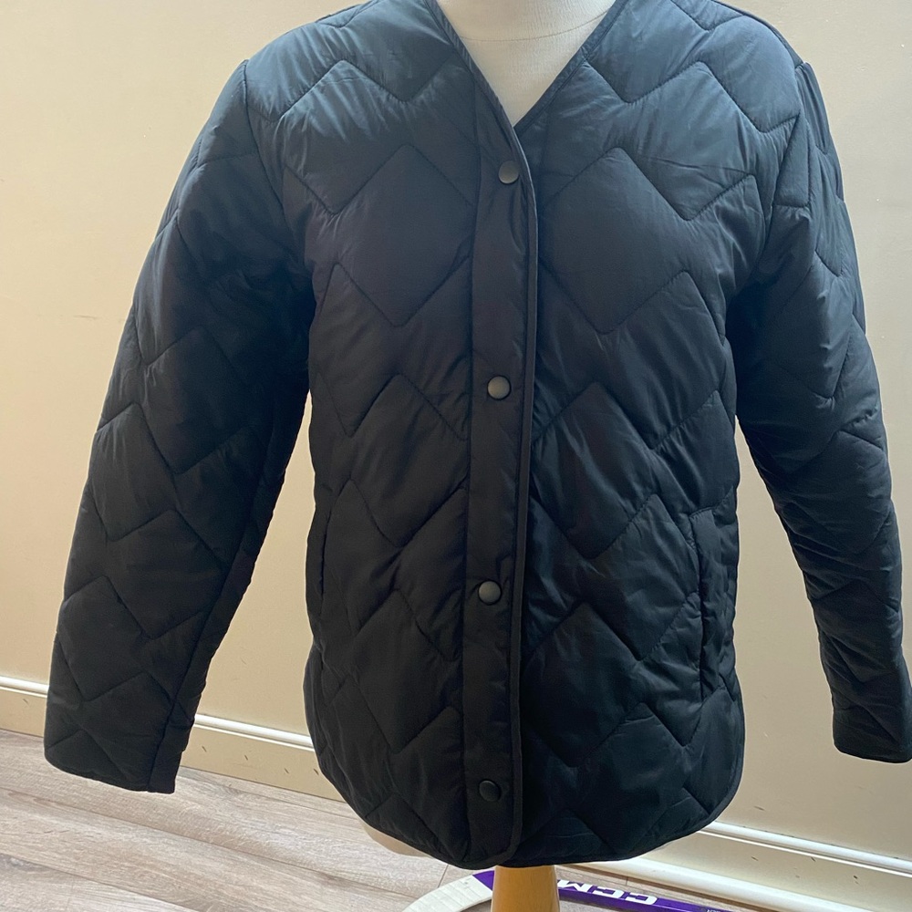George Dark Gray Quilted Jacket